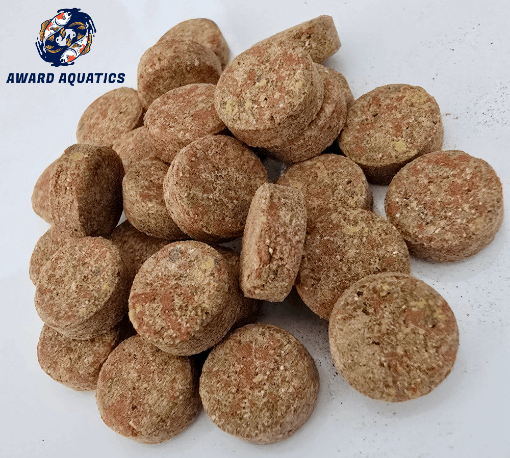 Stick on glass feeder tablets