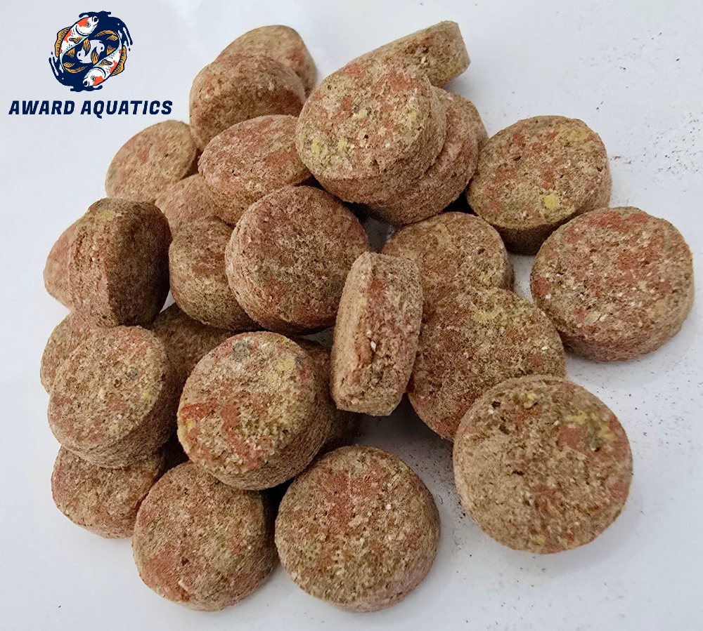 Stick on glass feeder tablets