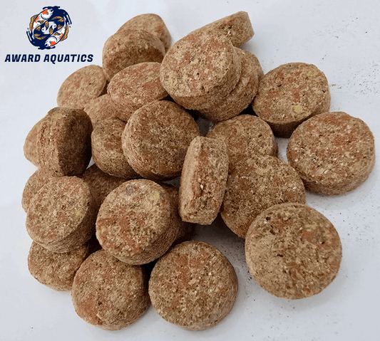 Stick on glass feeder tablets
